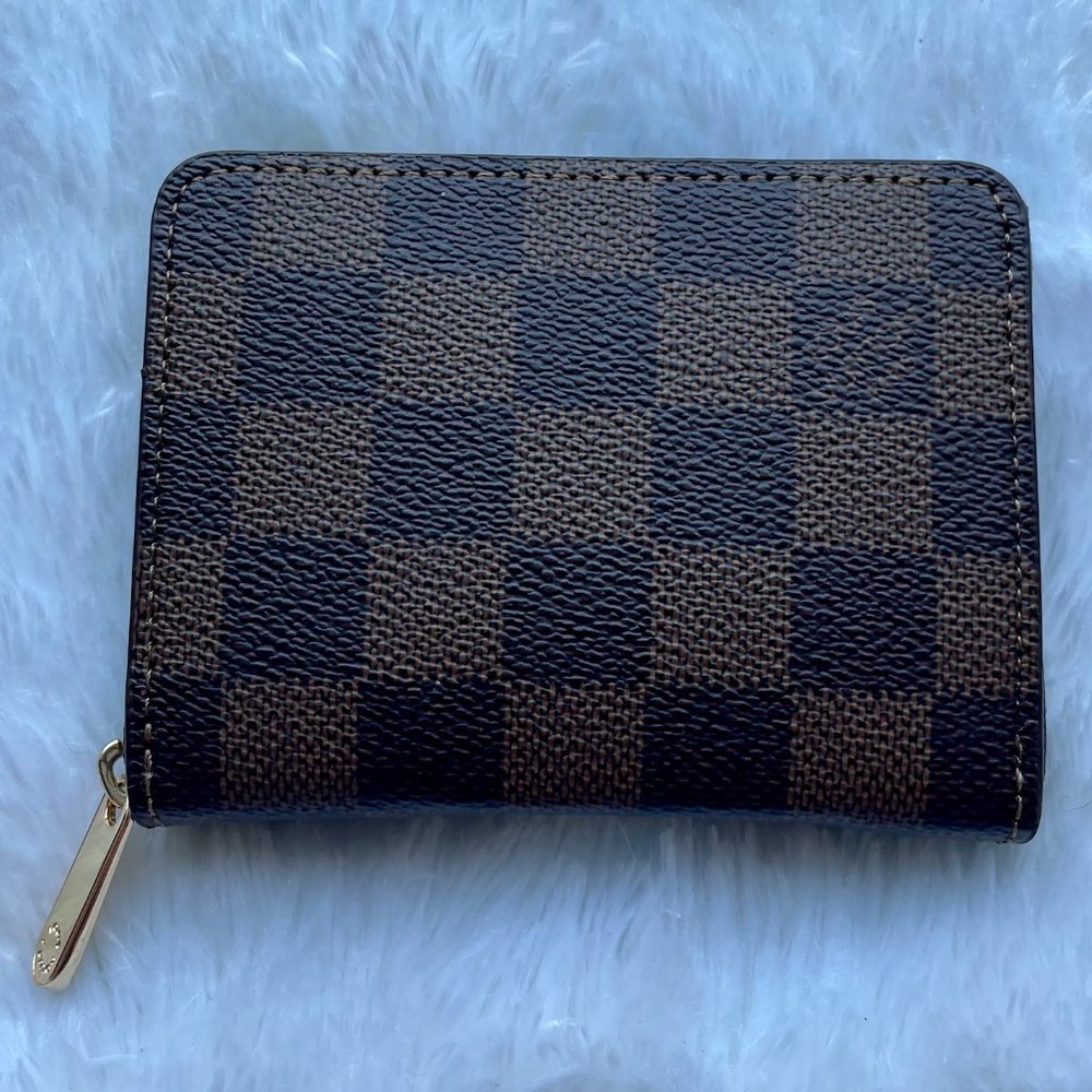 Damier Pattern Wallet